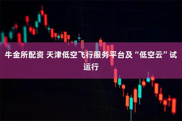 牛金所配资 天津低空飞行服务平台及“低空云”试运行
