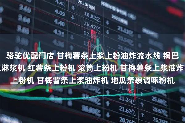 骆驼优配门店 甘梅薯条上浆上粉油炸流水线 锅巴土豆上浆机 锅巴土豆淋浆机 红薯条上粉机 滚筒上粉机 甘梅薯条上浆油炸机 地瓜条裹调味粉机